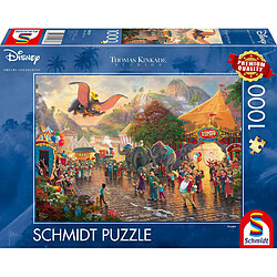 Schmidt Spiele Thomas Kinkade, Disney, Dumbo, Puzzles de 1000 pièces, 59939, Coloré 