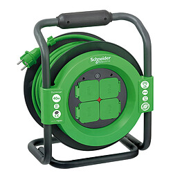 Schneider Electric Enrouleur chantier 40m 4 prises 2P+T (IP44) - Schneider 