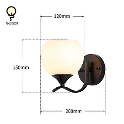 Avis Universal Énergie Protection des yeux LED Creative Bedroom Lampe de chevet moderne Simplicité Masque lampe murale