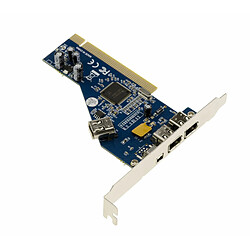 Acheter Kalea-Informatique Carte contrôleur PCI vers FireWire 400 IEEE1394a 3 Ports avec chipset TI TSB43AB23