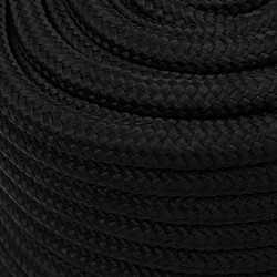 Avis vidaXL Corde de travail Noir 16 mm 50 m Polyester