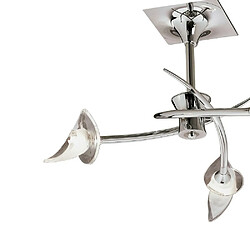 Avis Luminaire Center Semi Plafonnier Flavia rond 3 Ampoules G9, chrome poli