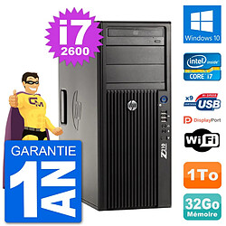 PC Tour HP Z210 Intel Core i7-2600 RAM 32Go Disque Dur 1To Windows 10 Wifi · Occasion 