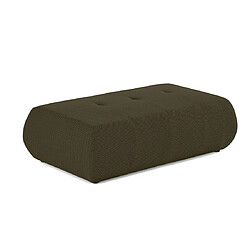 Lisa Design Onyx - pouf d'appoint - en tissu mailles 3D Onyx - pouf d'appoint - en tissu mailles 3D - Vert