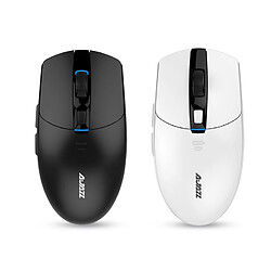 Universal Souris sans fil Souris gaming léger PMW3338 Puce Dispositif sans fil 6 couleurs Lumière LED Réglage 16000 (blanc)