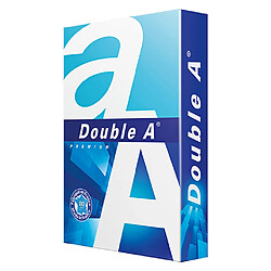 Papier A4 blanc 80 g Double A - Ramette de 500 feuilles - Lot de 5