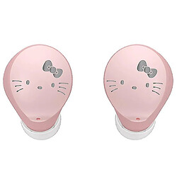 Avis Universal Casque Bluetooth sans fil Hello Kitty avec boîtier de recharge Smart Touch Headset Mini écouteur (rose)