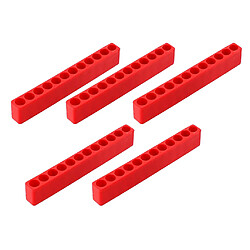 Acheter 5pcs Tournevis Porte Douille Bloc Douille Pour 6 Angles En Plastique 12 Trous Rouge