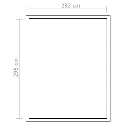 vidaXL Serre renforcée en aluminium avec cadre de base 7,55 m² pas cher