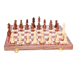 Jeu D'échecs En Bois Sculpté En Bois de 39x39cm Compétitif