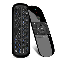 Wewoo W1 Wireless QWERTY 57 touches clavier 2.4G Air Mouse Télécommande avec indicateur LED pour Android TV Box, Mini PC, Smart TV, Projecteur, HTPC, PC / TV tout-en-un