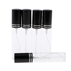 5 flacons de flacon vaporisateur de parfum en verre rechargeable vide 10 ml vide pas cher