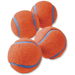 Chuckit Tennis Ball Jouet pour Chien 4 Pièces 6 cm Taille M 