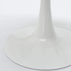 Ahd Amazing Home Design table ronde Goblete noire et blanche pour chaises de bar et salon 80cm Goblet pas cher