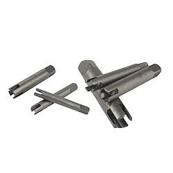 Extracteur de robinet à tête brisée, extracteur de robinet à vis à vis m4-m22, 6 pcs m4-m12 ensemble extracteur de robinet à vis dénudé