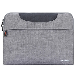 Wewoo Sacoche ordinateur 13.3 pouces gris pour Macbook, Samsung, Lenovo, Sony, Dell Alienware, CHUWI, ASUS, HP, 13,3 et ci-dessous Ordinateurs portables portable, 13.3 Zipper épaule portable sac