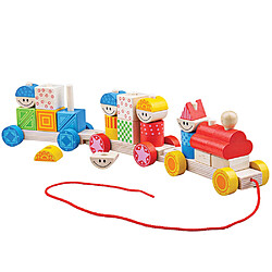 Bigjigs Toys Train à tirer empilable 