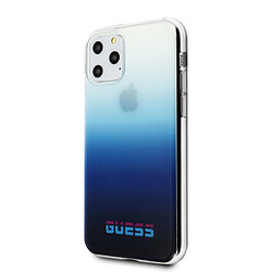 Guess Maroquinerie Etui pour iPhone 11 Pro - Guess Gradient Bleu California