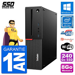 PC Lenovo ThinkCentre M800 SFF Intel G4400 RAM 8Go SSD 240Go Windows 10 Wifi · Occasion 