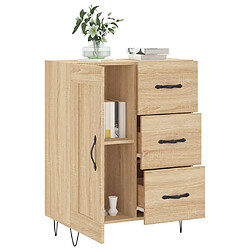 Acheter Maison Chic Buffet,Meuble de Rangement,commode pour salon,Cuisine chêne sonoma 69,5x34x90 cm bois d'ingénierie -MN22825