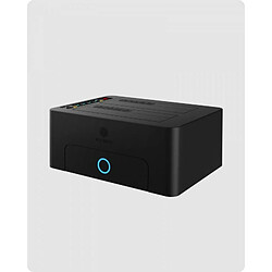 ICY BOX Dual SSD et HDD Docking Station USB 3.0, SATA Clone Station, noir