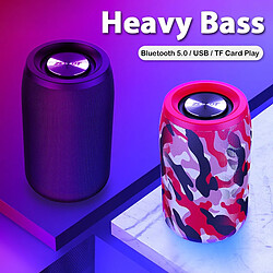 Acheter Universal Portable Bluetooth haut-parleur Subwoofer sans fil 3D Bass STEREO SUPERE STEREO CARTE MICRO SD Lecteur flash USB Play | (Noir)