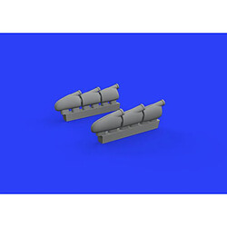 Spitfire Mk.I exhaust stacks for Tamiya - 1:48e - Eduard Accessories 