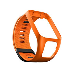 Bracelet de remplacement en Silicone Orange compatible pour TomTom Runner 3 Cardio + Music