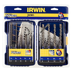 Irwin - Coffret ABS de 9 mèches SDS+ Speedhammer Power - 10507538