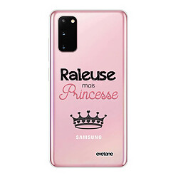 Coque Samsung Galaxy S20 360 intégrale transparente Raleuse mais princesse Ecriture Tendance Design Evetane.