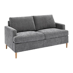 Acheter Vente-Unique Canapé 3 places convertible en tissu gris COPONA