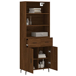 Avis Maison Chic Buffet,Meuble de Rangement,commode pour salon,Cuisine Chêne marron 69,5x34x180 cm Bois d'ingénierie -MN66834