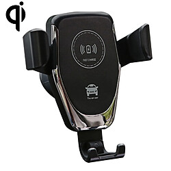 Wewoo Chargeur voiture sans fil pour support de prise d'air pour standard Qi (noir)