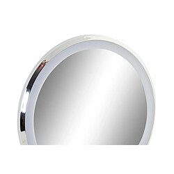 Avis Miroir Grossissant avec LED DKD Home Decor Argenté Métal 20 x 11 x 37 cm