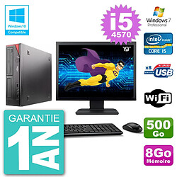 PC Fujitsu Esprimo E520 Ecran 19" i5-4570 RAM 8Go 500Go Graveur DVD Wifi W7 · Occasion 