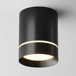 MAYTONI Downlight monté en surface noir 3000K