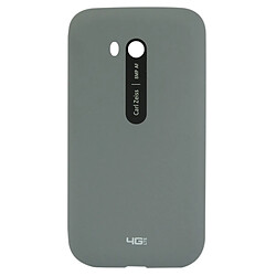 Wewoo Coque arrière gris pour Nokia Lumia 822 Surface lisse en plastique couvercle du boîtier arrière