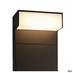 Borne extérieure SLV L-LINE OUT 50, , horizontal, anthracite, LED, 7W, 3000/4000K, IP65, interrupteur CCT - SLV pas cher