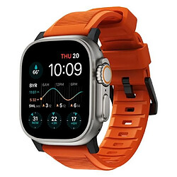 Nomad Bracelet pour Apple Watch 6-9/SE/ Ultra/Ultra 2 Orange 