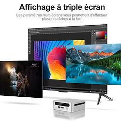 Acheter VANWIN Mini PC AMD Ryzen 7-4800U( jusqu'à 4.3GHz) 16GB DDR4 512GB NVMe SSD, Dual LAN Windows 11 Pro Mini Ordinateur for Office & Business, 4K @ 60 Hz Triple Display, WiFi 6, Bluetooth 5.2-Blanc