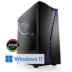 CSL-Computer Gaming PC M10850H PC Gaming CSL M10850H, AMD Ryzen 7 5700G (8x 3800 MHz), AMD Radeon Graphics, 16 Go DDR4 RAM, M.2 SSD 1000 Go, Windows 11 Famille