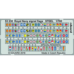 Royal Navy signal flags STEEL - 1:700e - Eduard Accessories