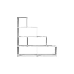 Loungitude Étagère escalier ANAÏS 7 cases Étagère escalier ANAÏS 7 cases L145cm x H145cm - Blanc