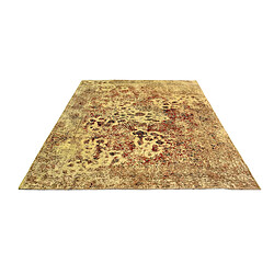 Avis Vidal Tapis de laine 305x196 jaune Vintage Royal