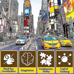 Avis Universal Puzzles de puzzle 1000 pièces pour adultes enfants adolescents - Time Square