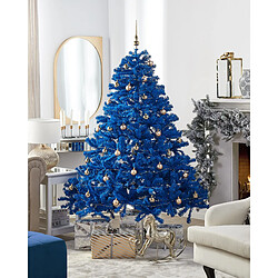 Beliani Sapin de Noël 210 cm Bleu FARNHAM