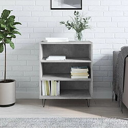 Maison Chic Buffet,Meuble de Rangement,commode pour salon,Cuisine gris béton 57x35x70 cm bois d'ingénierie -MN14951