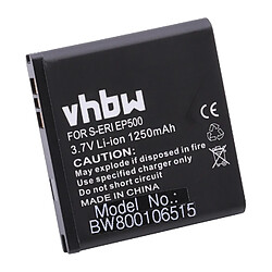 vhbw batterie 1250mAh téléphone portable smartphone Sony-Ericsson E15 E16 Kanna Kurara SK17 ST15 ST17 U5 Vivaz U8 Xperia mini Xperia X8 comme EP500