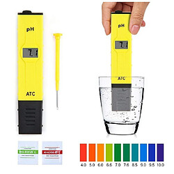 Alpexe Stylo numérique PH Mètre, Testeur Lecteur type de compteur pH Testeur Aquarium Piscine d'eau hydroponique Laboratoire