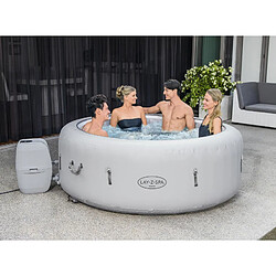 Spa Gonflable Bestway Lay-Z-Spa Paris Pour 4-6 personnes Rond 196x66 cm avec Lumières LED